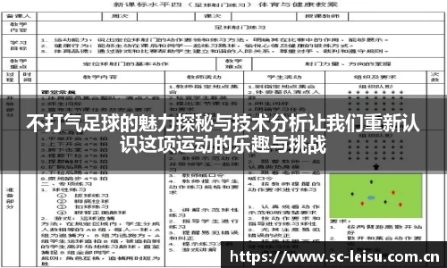 不打气足球的魅力探秘与技术分析让我们重新认识这项运动的乐趣与挑战